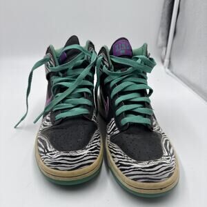 Size 7.5 - Nike Dunk 6.0 Premium High Liquid City Liberty Zebra Sky W Rare